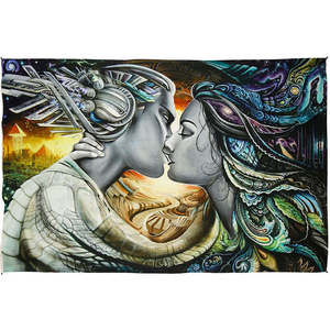 Enchanted Heady Art Print Tapestry 53x85" by Sunshine Joy